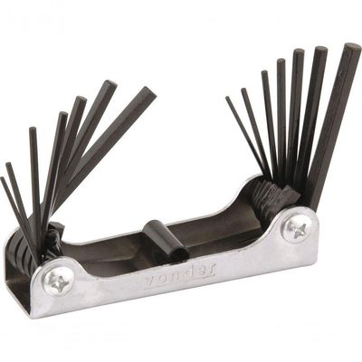 Jogo Chave Allen Combinado 1,5-6,0mm 1-16-1-4 Can Vonder