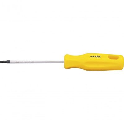 Chave Torx T-15 Com Cabo Reto Cromo Vanádio - Vonder