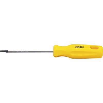 Chave Torx T-15 Com Cabo Reto Cromo Vanádio - Vonder