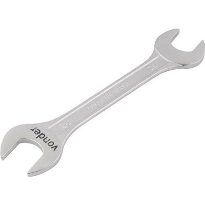 Chave Fixa 24x26mm Cromo Vanádio Fosco Cartela - Vonder