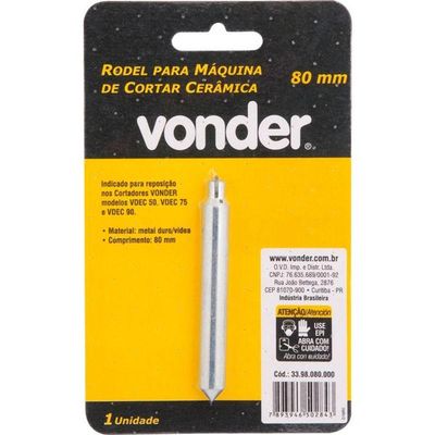 Rodel 80mm Para Para Cortadoresde Cerâmica Vdec 50-vdec75-ve