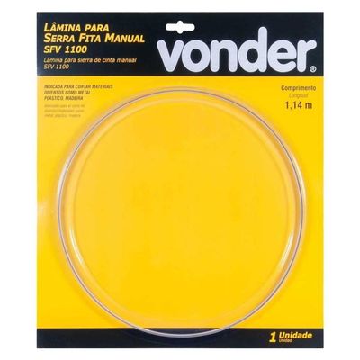Lâmina Para Serra Fita Manual Sfv 1100 Vonder