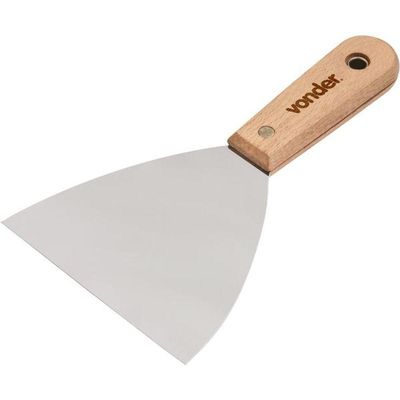 Espatula Betumadeira Aço Inox 4.3-4" 12cm Cabo Mad Vonder