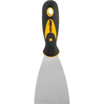 Espátula Betumadeira Lisa 3'' - 7,6 Cm Aço Cabo Pvc Emborrachado Anatômico Vonder