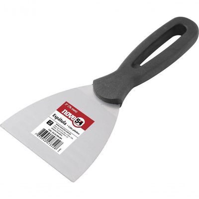 Espátula Betumadeira Aço Carbono 3 7,6cm Cabo Plástico - No