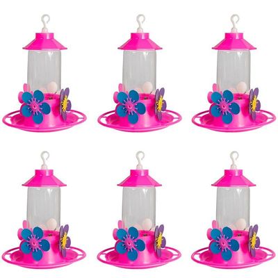 Bebedouro Beija-flor Bandeja C/ Poleiro 250ml Kit 6