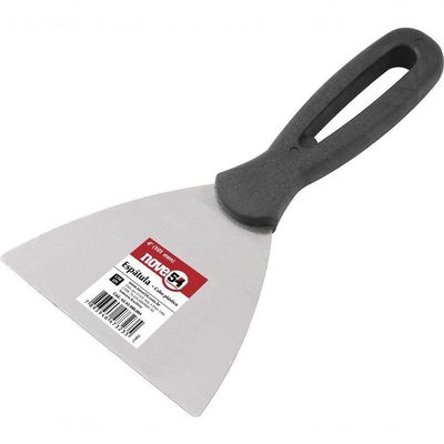 Espátula Betumadeira Aço Carbono 4 10,1cm Cabo Plástico - N