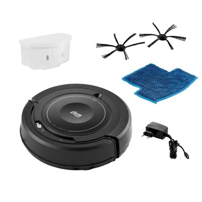 Aspirador de Pó Robô Wap Robot W100 com Mop Automático e Inteligente