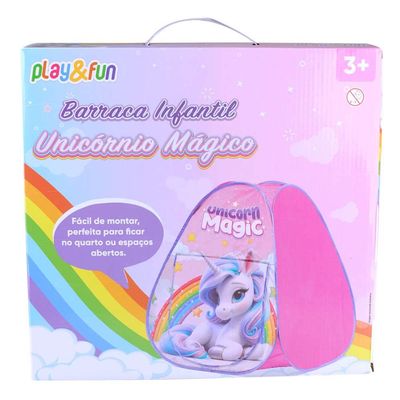Barraca Unicórnio Mágico Play&Fun Rosa