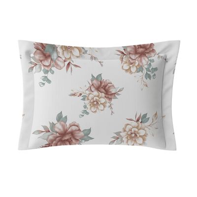 Jogo de Cama Queen Size 100% Algodão 180 Fios Nova América - 7898