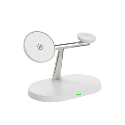Carregador Wireless Dock 3 em 1 - Branco - Gshield