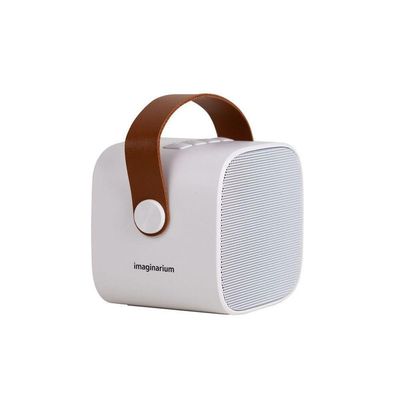 Mini Karaoke E Microfone Branco