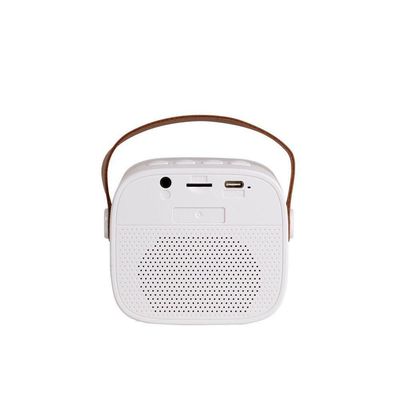 Mini Karaoke E Microfone Branco