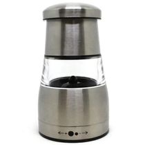 Mini Moedor Manual Pimenta Ou Sal Em Aço Inox E Acrilico
