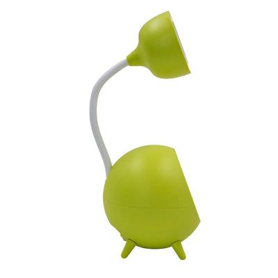 Luminaria De Mesa Decorativa Usb Portatil Articulavel Abajur P- Leitura Estudo Astronauta Verde