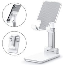 Suporte Retrátil Ajustável Para Celular Tablet Ipad Verde