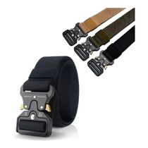Cinto Tático Com Fivela De Engate Multifuncional Prático Eficiente Preto