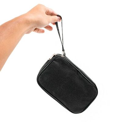 Bolsa Organizadora Cabos Fios Eletrônicos Estojo Case Bag Preto