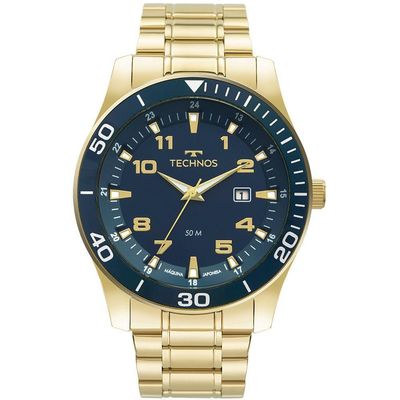 Relógio Technos Masculino Racer Dourado - 2115mqls/4a 2115mqls/4a