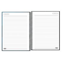 Caderno Espiral Universitário Zip 10 Matérias 200 Folhas Preto - Tilibra