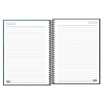 Caderno Espiral Universitário Zip 10 Matérias 200 Folhas Azul - Tilibra