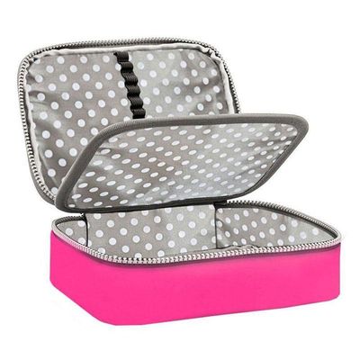 Estojo Escolar Infantil Box Lux 767078 Rosa - Tend