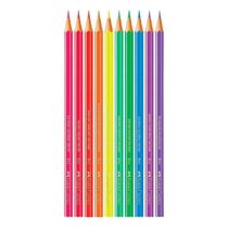 Lápis De Cor Ecolápis 120410n 10 Cores Neon - Faber Castell