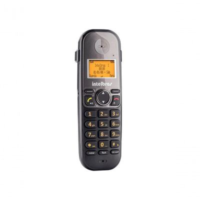 Telefone Sem Fio Digital Intelbras Ts5150 Com Entrada Para 2 Linhas Preto