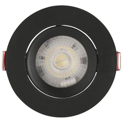 Spot Led Tramontina Redondo 3 W 6500 K Preto Com Luz Branca