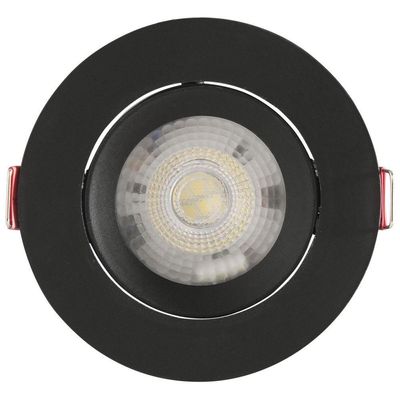 Spot Led Tramontina Redondo 3 W 6500 K Preto Com Luz Branca
