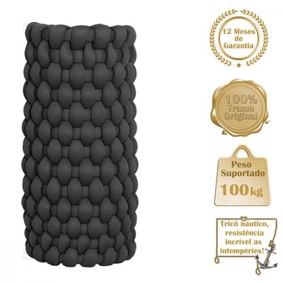 Rede Flutuante Para Piscina Trico Náutico Grande Preto