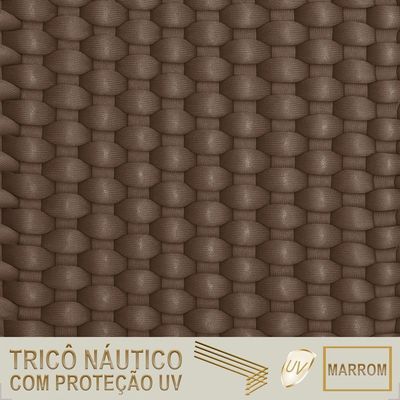 Rede Flutuante Para Piscina Trico Náutico Grande Marrom