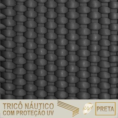 Rede Flutuante Para Piscina Trico Náutico Médio Preto