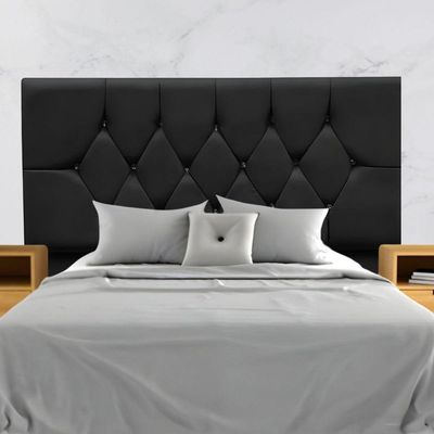 Cabeceira Para Cama Solteiro 90 Cm Camille Com Frame Suede Preto