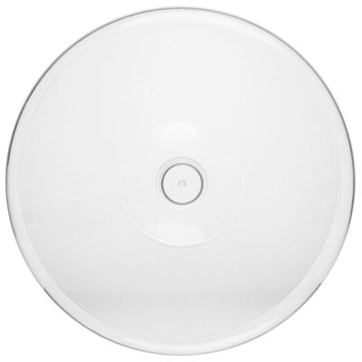Cúpula para Bolo 25,5cm Acrílico Tampa Boleira Transparente Redonda Lyor