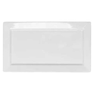 Kit Travessa Melamina Branca Oval 45x24cm Retangular 35x20cm Wolff Cozinha Bandeja Servir