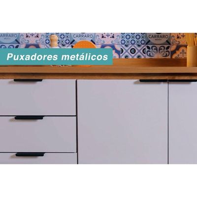 Cozinha Completa Alpha 3 Peças (2Aéreos+1Paneleiro) C3P34 Branco - Carraro