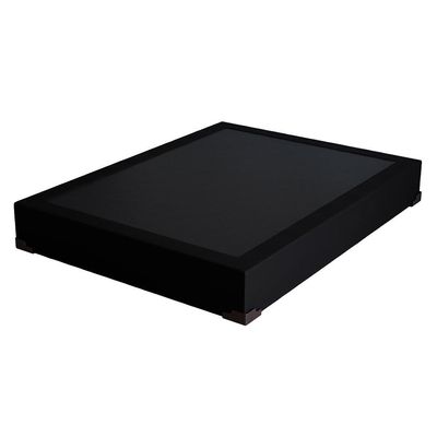 Base para Cama Box Casal Joe Suede (36x138x188) Preta