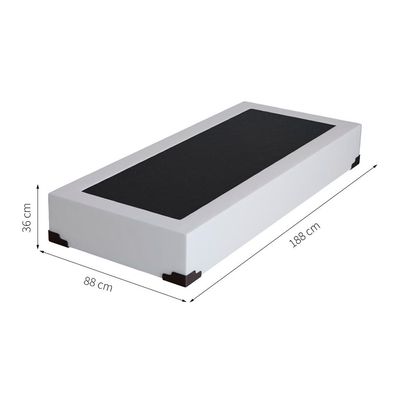 Base para Cama Box Solteiro Joe (36x88x188) Branca