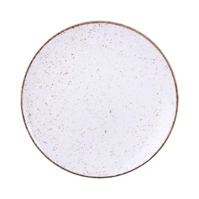Prato Raso Tramontina Rustico Marrom MaxForce em Porcelana