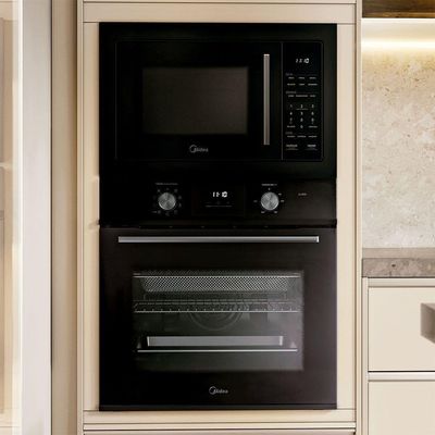 Forno Elétrico de Embutir 80L Digital com Air Fryer Midea TSD80P2 - 220V