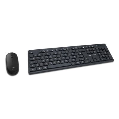 Kit Teclado E Mouse Wireless (s- Fio) C3tech K-w20bk 1000dpi Abnt2 - Preto