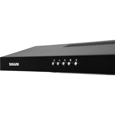 Depurador E Exaustor De Ar Slim 60 Cm Preto Suggar 220V
