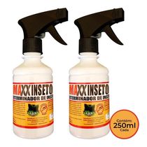 Kit 2 Exterminadores De Insetos Maxxinseto Power 250 Ml - 100% Natural