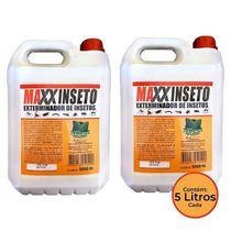 Kit 2 Exterminadores De Insetos Maxxinseto Power 5 Litros - 100% Natural