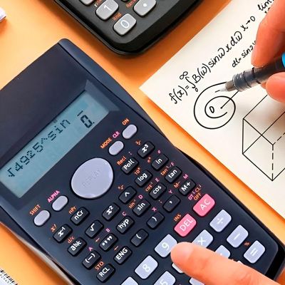Calculadora Científica Portátil 240 Funções Display 2 Linhas