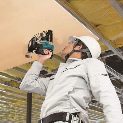 Parafusadeira Auto Alimentacao Sem Fio 18v Com 2 Baterias Carregador Maleta 5 Bit Dfr551rtj Makita