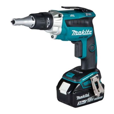 Parafusadeira Sem Fio 18v Encaixe 1-4'' Com 2 Baterias Carregador Bit Maleta Dfs250rfe Makita