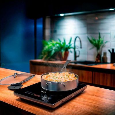 Cooktop de Indução Portátil Philco PCT10A Display Digital Painel Touch Preto 220V