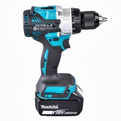 Parafusadeira Furadeira à Bateria 18v 2100 Rpm Com Bateria Carregador Punho Maleta Dhp486rtj Makita